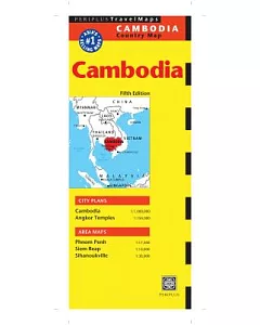 Periplus Travel Map Cambodia
