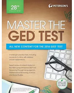 Peterson’s Master the Ged Test 2014