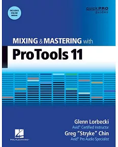 Mixing and Mastering with Pro Tools 11