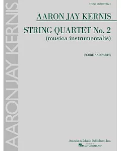 String Quartet No. 2, Musica Instrumentalis - Score and Parts