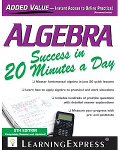 Algebra Success in 20 Minutes a Day