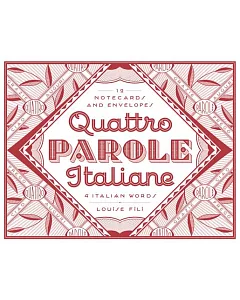 Quattro Parole Italiane: 12 Notecards and Envelopes