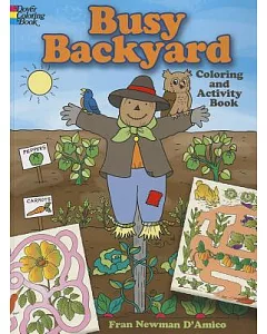 Busy Backyard Coloring and Activity Book