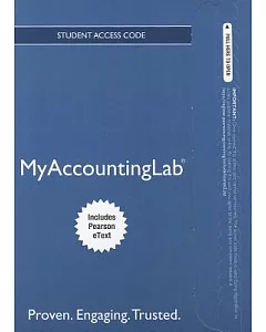 Essentials of Accounting MyAccountingLab Access Code: Includes Pearson Etext