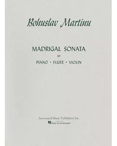 Madrigal Sonata for Piano, Flute, Violin: Poco Allegro, Moderato