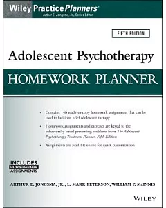 Adolescent Psychotherapy Homework Planner