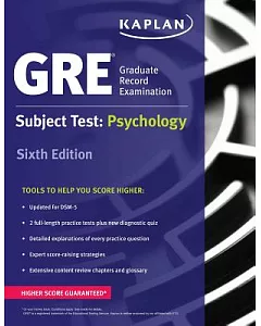 kaplan GRE Subject Test: Psychology