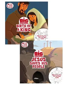 birth of a King / Jesus Saves his People: Flip-Over book