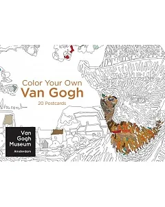 Color Your Own Van Gogh: 20 Postcards