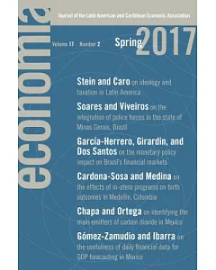 Economia SPring 2017: Journal of the Latin American and Caribbean Economic Association