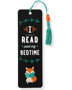 I Read Past My Bedtime Beaded Bookmark