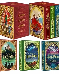 【魔法機關書】哈利波特 1-3集套書，MinaLima團隊親自設計（英國版）Harry Potter 1-3 Box Set: MinaLima Edition