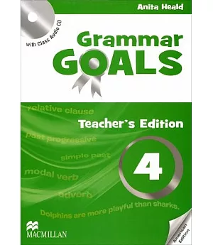 American Grammar Goals (4) Teacher’s Edition with Class Audio CD/1片 and Webcode