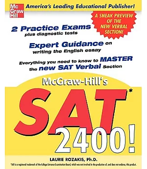 McGraw-Hill’s Sat 2400!: A Sneak Preview of the New Sat I Verbal Section