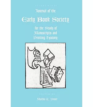 Journal of the Early Book Society Volume 9