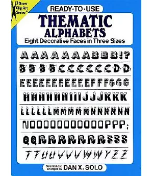 Ready to Use Thematic Alphabets