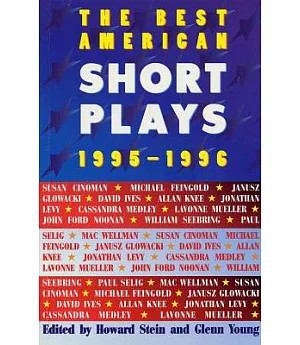 Best American Short Plays 1995-1996: The Theatre Annual Since 1937