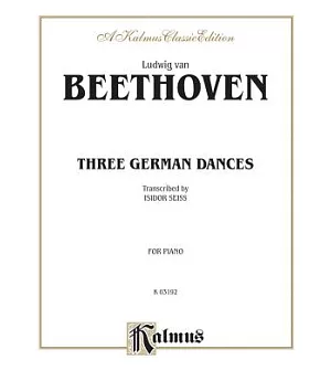 Three German Dances: Kalmus Edition