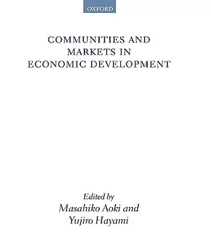 Communities and Markets in Economic Development