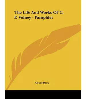 The Life and Works of C. F. Volney