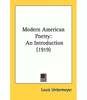 Modern American Poetry: An Introduction