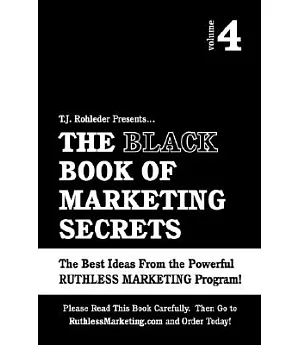 The Black Book of Marketing Secrets