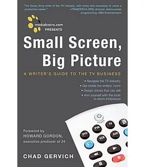 Small Screen, Big Picture: A Writer’s Guide to the TV Business