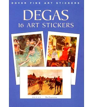 Degas: 16 Art Stickers