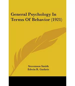 General Psychology In Terms Of Behavior