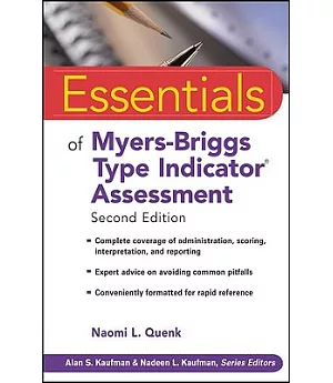 Essentials of Myers-Briggs Type Indicator Assessment