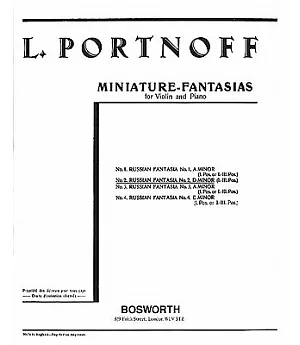 Russian Fantasia No. 2 in D Minor: Miniature-Fantasias For Violin and Piano