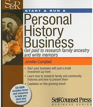 Start & Run a Personal History Business