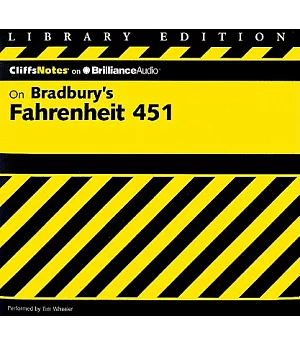 CliffsNotes on Bradbury’s Fahrenheit 451: Library Edition