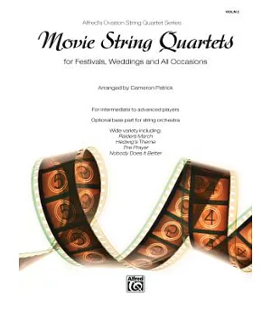 Movie String Quartets for Festivals, Weddings, and All Occasions: Violin 2, Parts