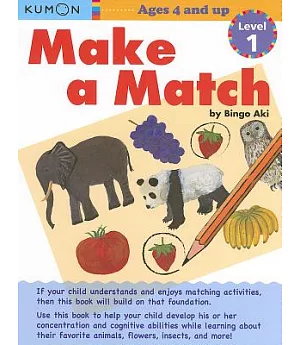 Make a Match: Level 1, Ages 4 and Up