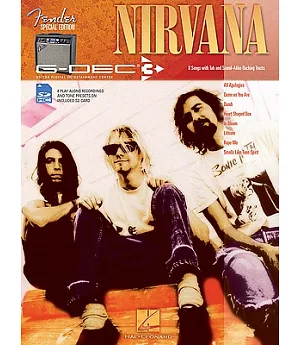 Nirvana: Fender Special Edition G-DEC 3: Includes SD Cards