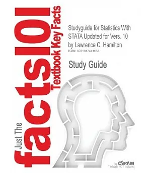 Statistics With Stata Updated for Vers. 10