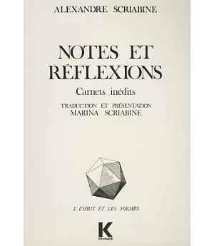 Notes Et Reflexions: Carnets Inedits