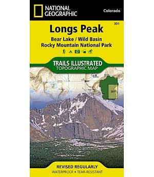 National Geographic Trails Illustrated Map Longs Peak: Colorado