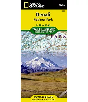 National Geographic Denali: National Park & Preserve Alaska, USA : Trails Illustrated Map