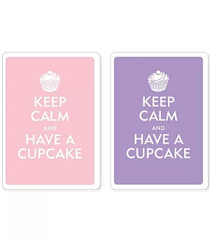 Keep Calm and Have a Cupcake Premium Playing Cards