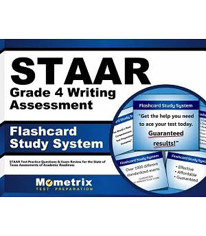 STAAR Grade 4 Writing Assessment Flashcard Study System: Staar Test Practice Questions & Exam Review for the State of Texas Asse