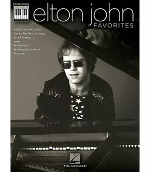 Elton John Favorites: Note-for-Note Keyboard Transcriptions