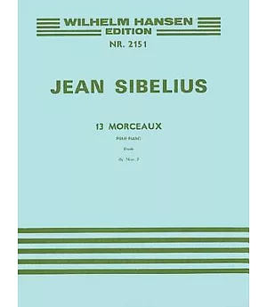 13 Morceaux: Nr. 2 Etude Opus 76, Nr.2, Pour Piano