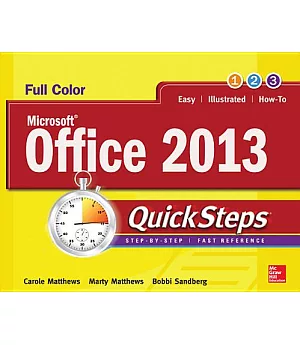 Microsoft Office 2013 QuickSteps