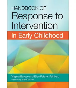 Handbook of Response to Intervention in Early Childhood