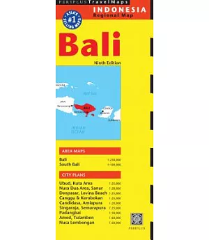 Periplus Travel Map Bali: Indonesia Regional Map