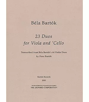 23 Duos for Viola and Cello