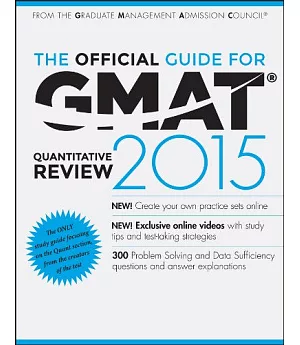 The Official Guide for Gmat Quantitative Review 2015 + Online Question Bank and Exclusive Video