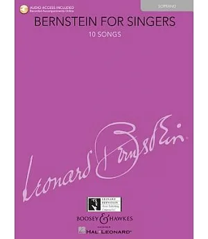 Bernstein for Singers + Piano Accompaniments: With Piano Accompaniments Online